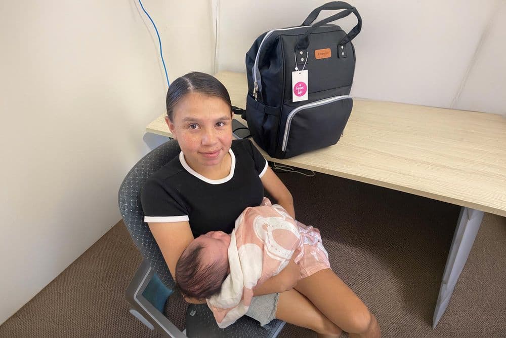 She left with happy tears.