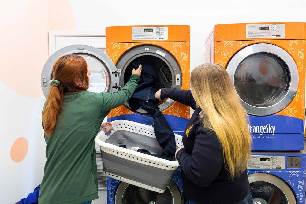 Orange Sky’s School Laundry Program